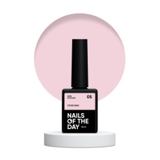 NAILSOFTHEDAY Cover base NEW 05 - półprzezroczysta chłodno-karmelowa baza hybrydowa, 10 ml
